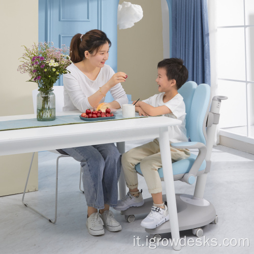 sedia per computer ergonomica per studenti regolabili in altezza per bambini